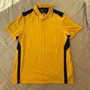 NWOT RALPH LAUREN RLX Polo Shirt
Men Yellow Blue Mesh Golf
Athleisure Activewear